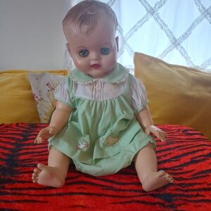 Adorable Green Baby Doll
